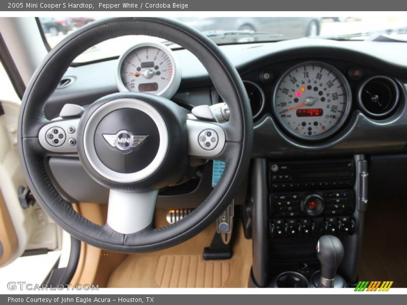 Pepper White / Cordoba Beige 2005 Mini Cooper S Hardtop