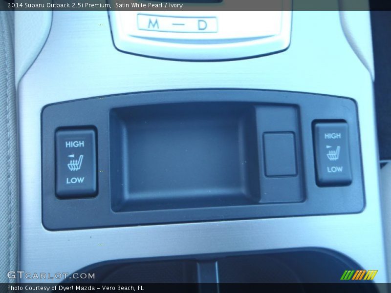 Satin White Pearl / Ivory 2014 Subaru Outback 2.5i Premium