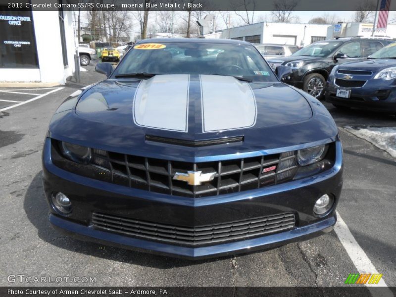 Imperial Blue Metallic / Black 2012 Chevrolet Camaro SS/RS Coupe