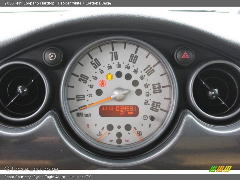 Pepper White / Cordoba Beige 2005 Mini Cooper S Hardtop