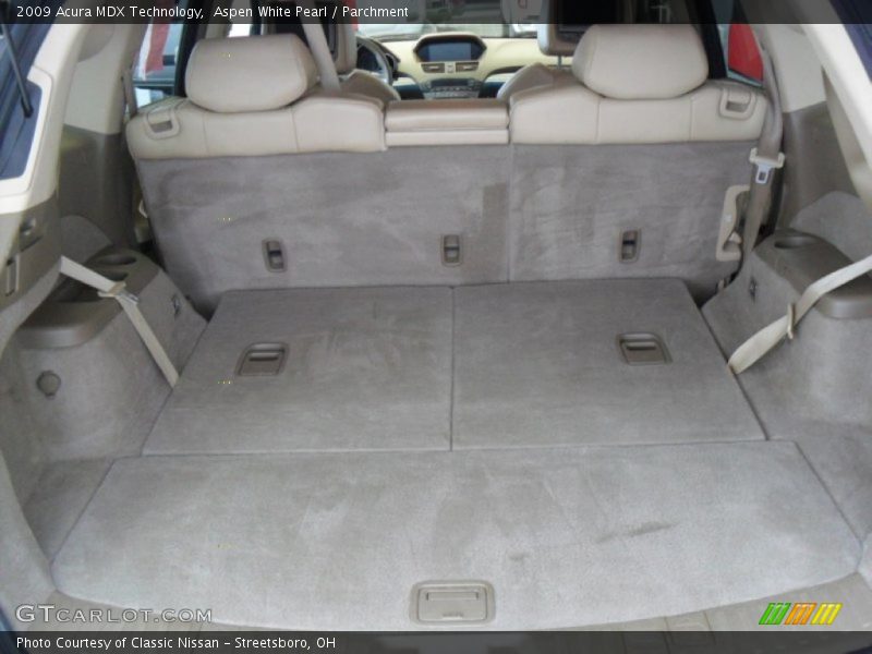 Aspen White Pearl / Parchment 2009 Acura MDX Technology