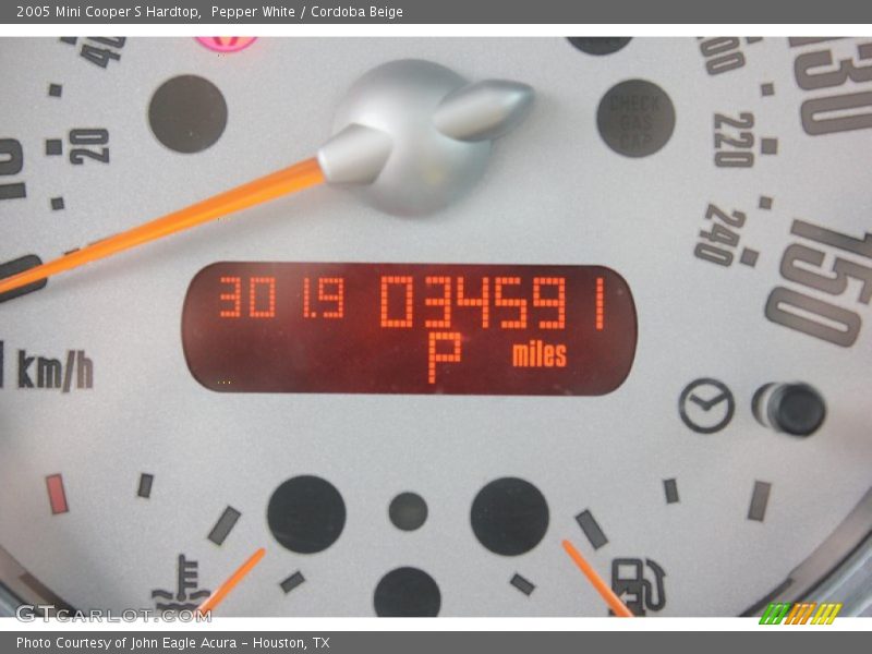 Pepper White / Cordoba Beige 2005 Mini Cooper S Hardtop