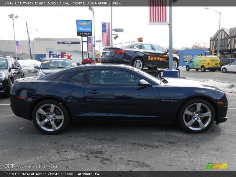 Imperial Blue Metallic / Black 2012 Chevrolet Camaro SS/RS Coupe
