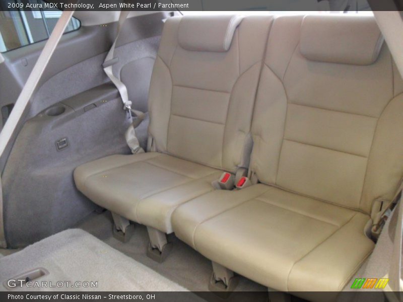 Aspen White Pearl / Parchment 2009 Acura MDX Technology