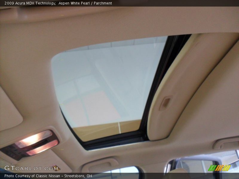 Aspen White Pearl / Parchment 2009 Acura MDX Technology