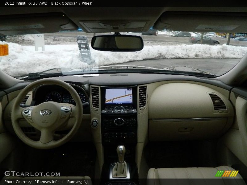 Black Obsidian / Wheat 2012 Infiniti FX 35 AWD