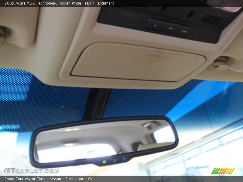 Aspen White Pearl / Parchment 2009 Acura MDX Technology