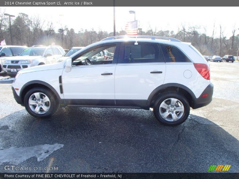 Arctic Ice / Black 2014 Chevrolet Captiva Sport LS