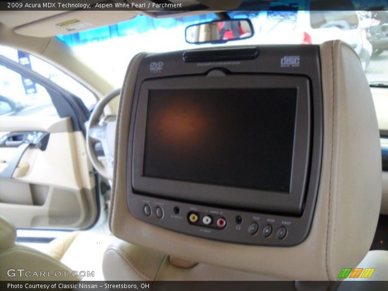 Aspen White Pearl / Parchment 2009 Acura MDX Technology