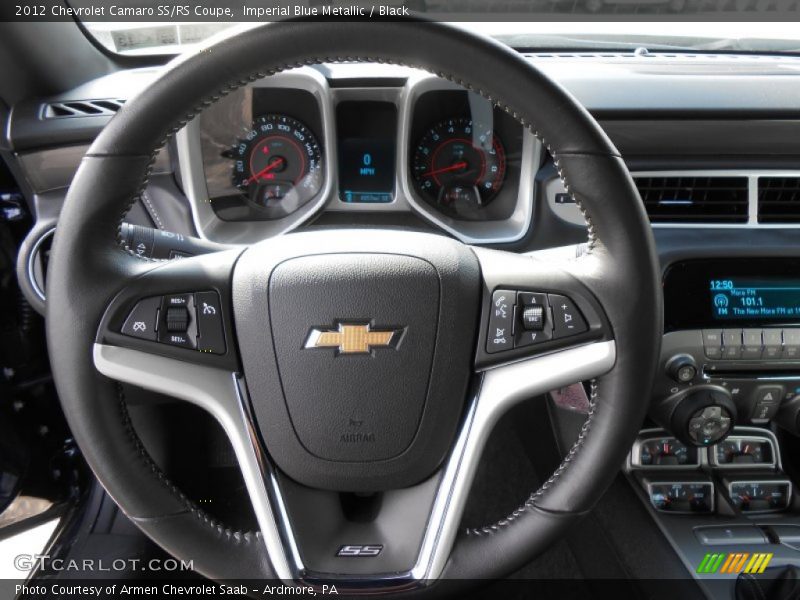 Imperial Blue Metallic / Black 2012 Chevrolet Camaro SS/RS Coupe