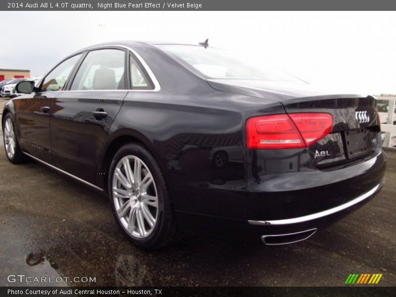 Night Blue Pearl Effect / Velvet Beige 2014 Audi A8 L 4.0T quattro