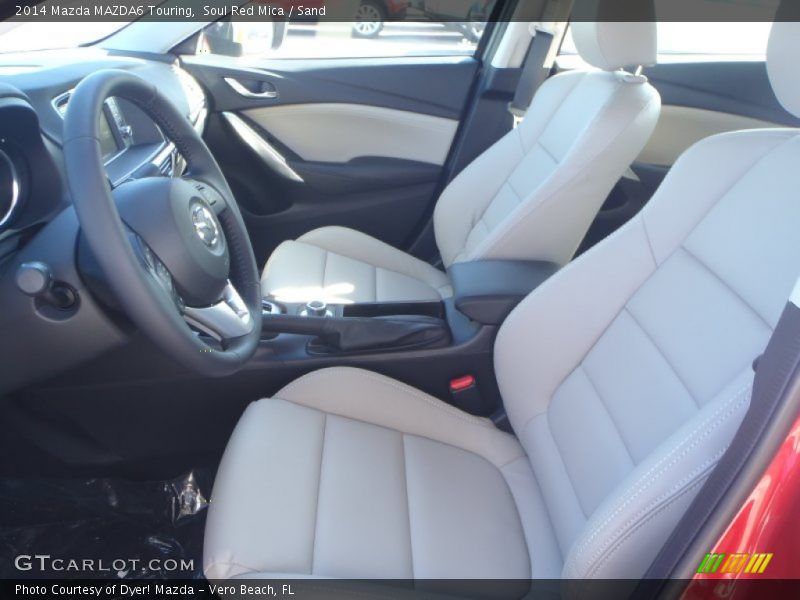 Front Seat of 2014 MAZDA6 Touring