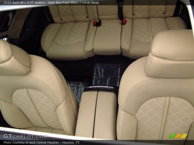 Night Blue Pearl Effect / Velvet Beige 2014 Audi A8 L 4.0T quattro