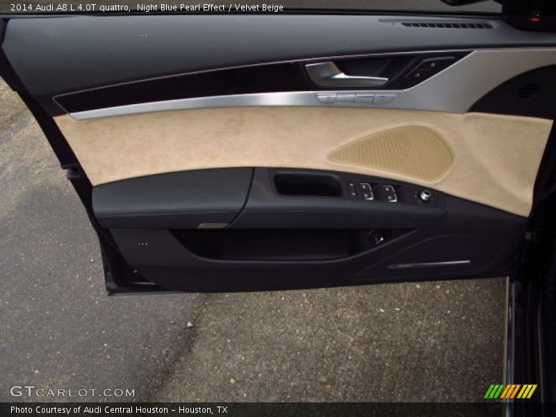 Night Blue Pearl Effect / Velvet Beige 2014 Audi A8 L 4.0T quattro