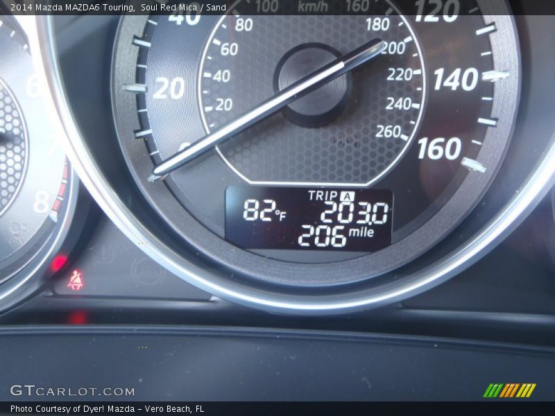 Soul Red Mica / Sand 2014 Mazda MAZDA6 Touring