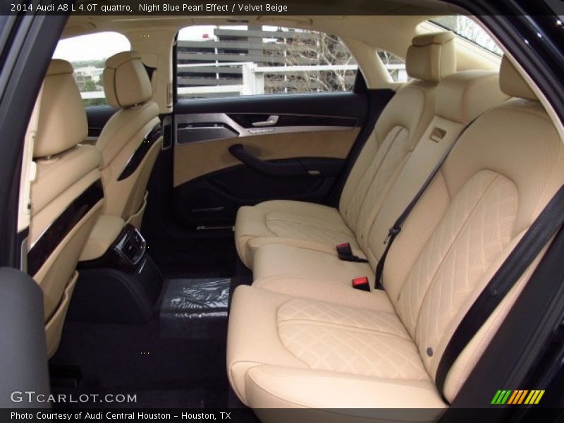 Night Blue Pearl Effect / Velvet Beige 2014 Audi A8 L 4.0T quattro
