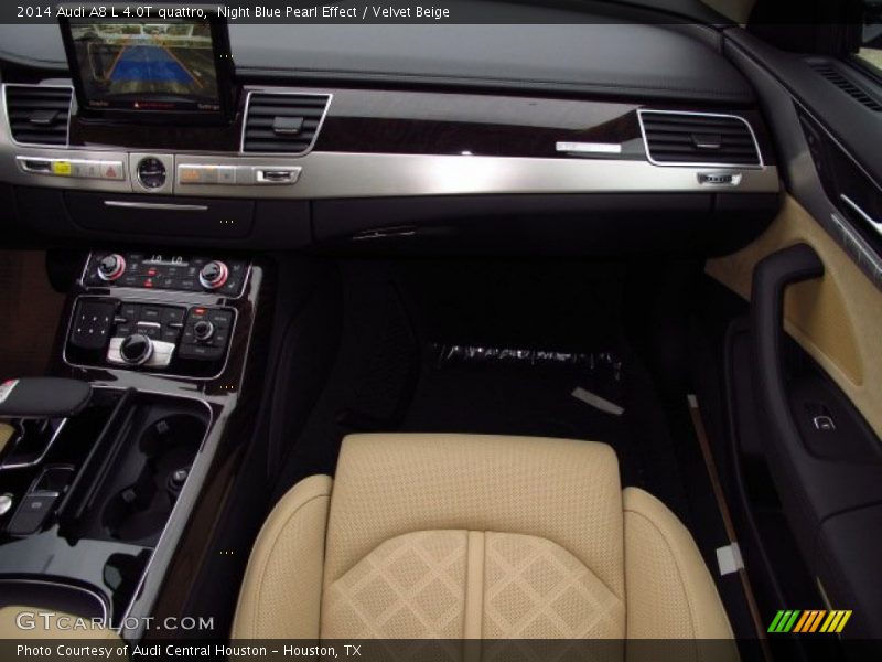 Night Blue Pearl Effect / Velvet Beige 2014 Audi A8 L 4.0T quattro