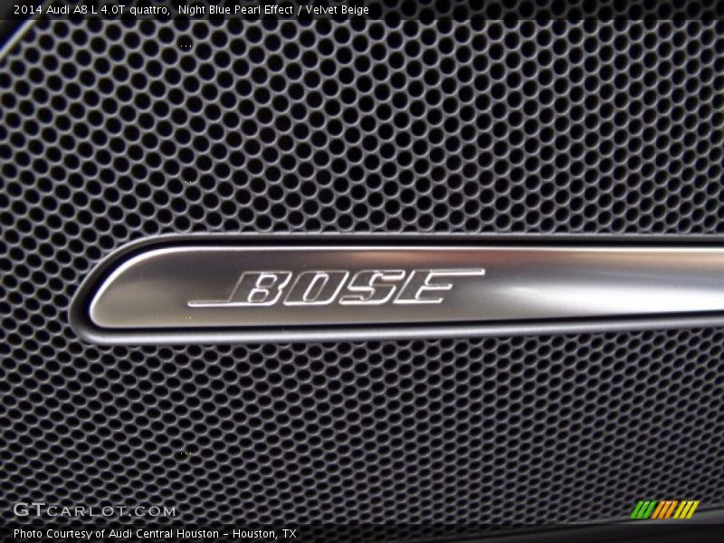Night Blue Pearl Effect / Velvet Beige 2014 Audi A8 L 4.0T quattro