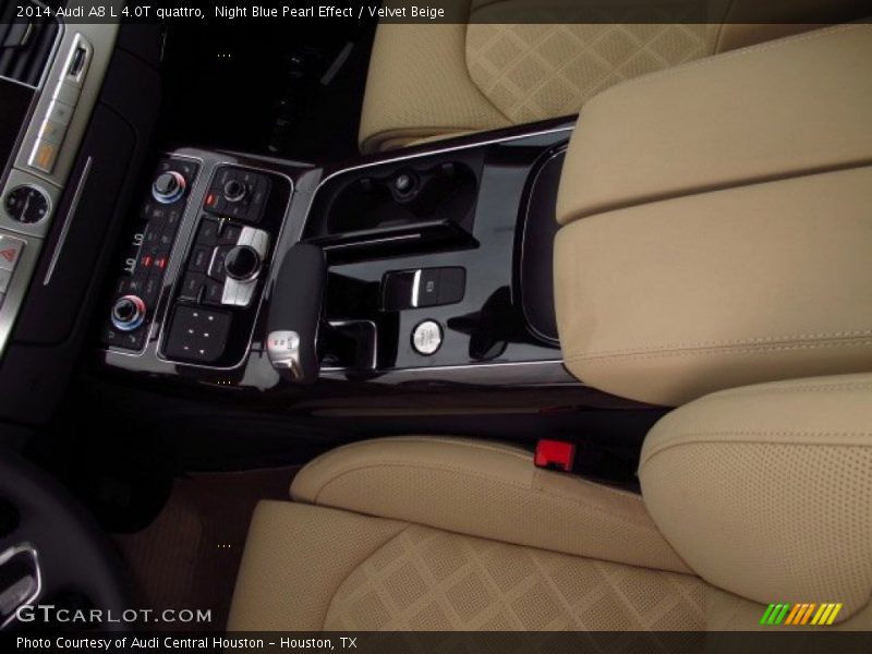 Night Blue Pearl Effect / Velvet Beige 2014 Audi A8 L 4.0T quattro