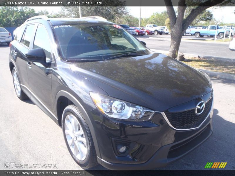 Jet Black Mica / Black 2014 Mazda CX-5 Grand Touring