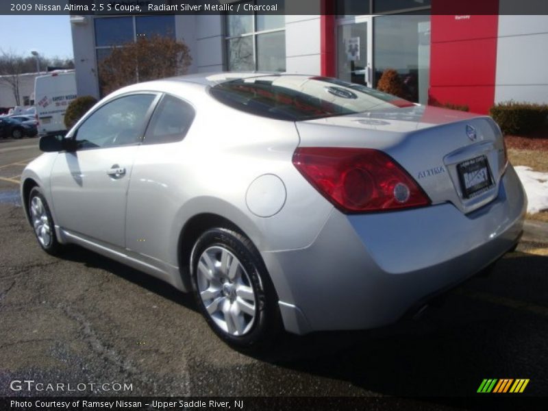 Radiant Silver Metallic / Charcoal 2009 Nissan Altima 2.5 S Coupe