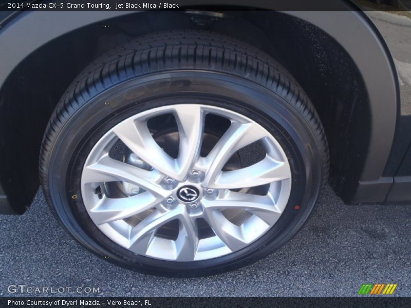 Jet Black Mica / Black 2014 Mazda CX-5 Grand Touring