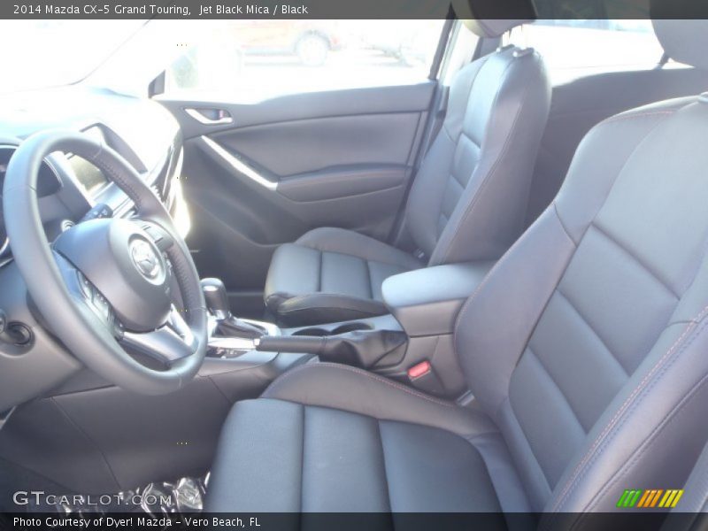 Jet Black Mica / Black 2014 Mazda CX-5 Grand Touring