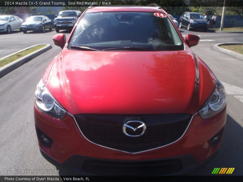Soul Red Metallic / Black 2014 Mazda CX-5 Grand Touring