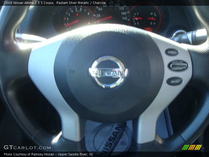 Radiant Silver Metallic / Charcoal 2009 Nissan Altima 2.5 S Coupe