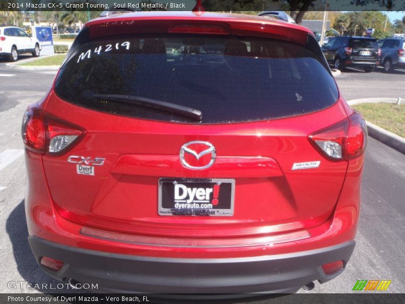 Soul Red Metallic / Black 2014 Mazda CX-5 Grand Touring