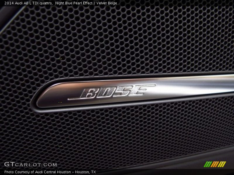 Night Blue Pearl Effect / Velvet Beige 2014 Audi A8 L TDI quattro