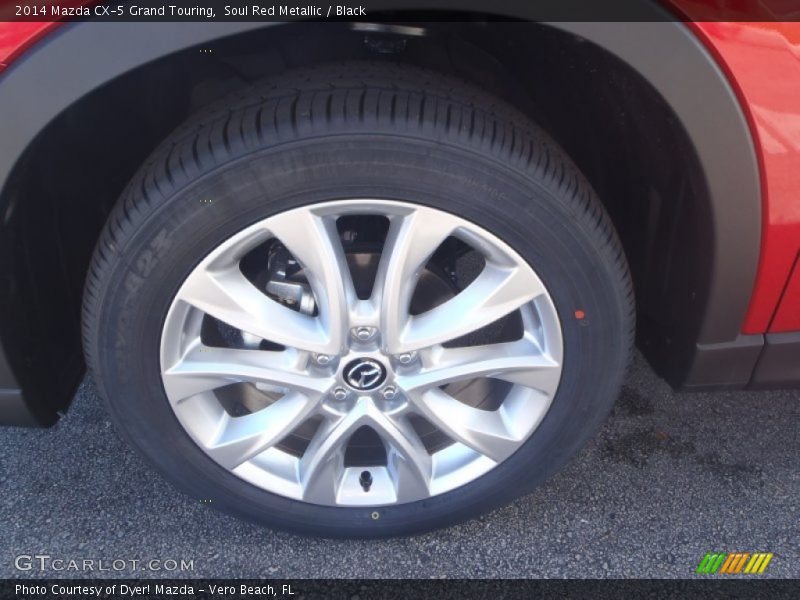 Soul Red Metallic / Black 2014 Mazda CX-5 Grand Touring