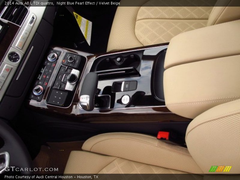 Night Blue Pearl Effect / Velvet Beige 2014 Audi A8 L TDI quattro