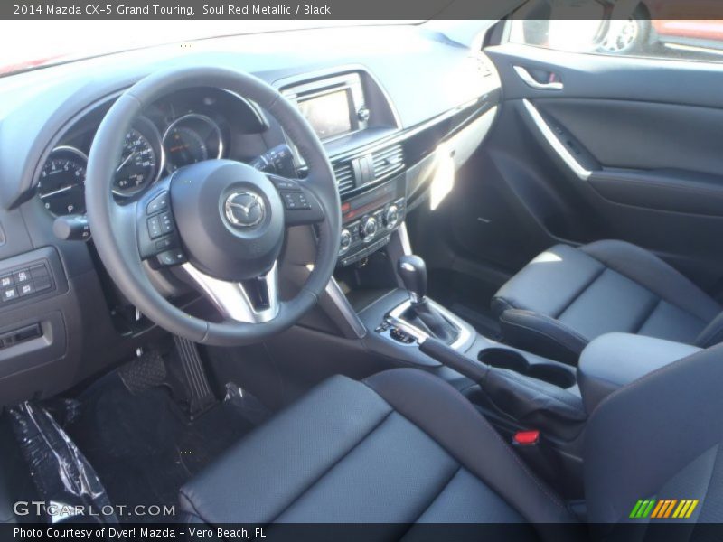 Soul Red Metallic / Black 2014 Mazda CX-5 Grand Touring