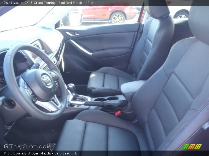 Soul Red Metallic / Black 2014 Mazda CX-5 Grand Touring