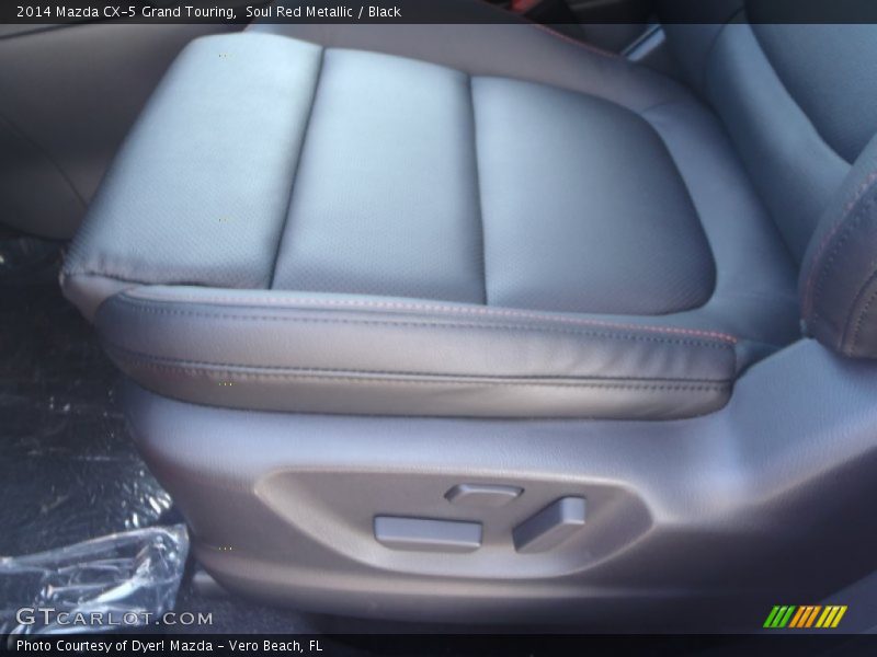 Soul Red Metallic / Black 2014 Mazda CX-5 Grand Touring