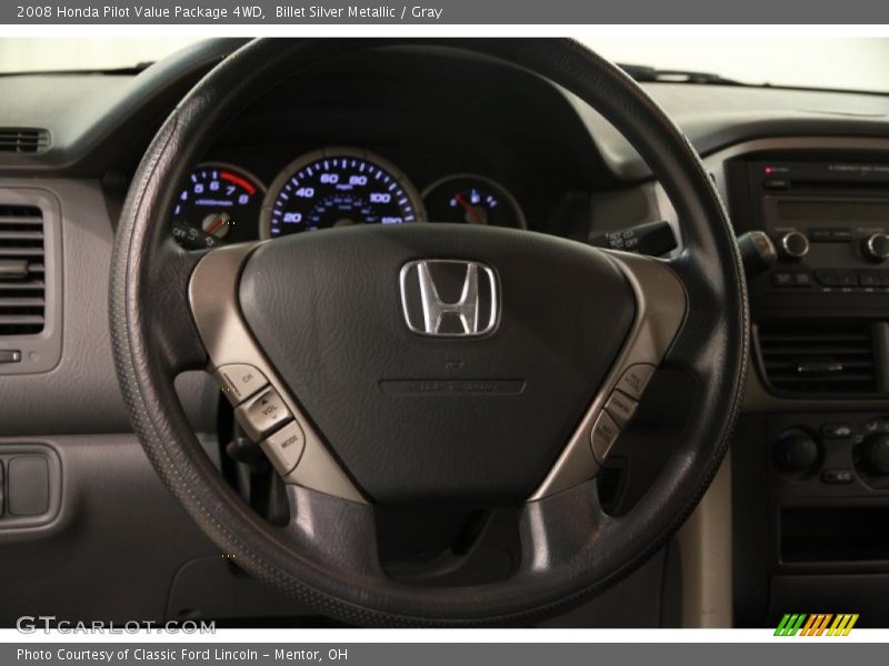 Billet Silver Metallic / Gray 2008 Honda Pilot Value Package 4WD