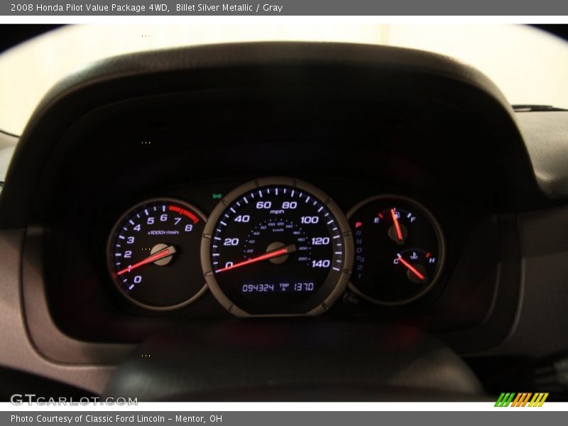 Billet Silver Metallic / Gray 2008 Honda Pilot Value Package 4WD