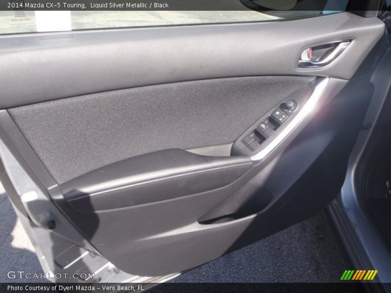 Liquid Silver Metallic / Black 2014 Mazda CX-5 Touring