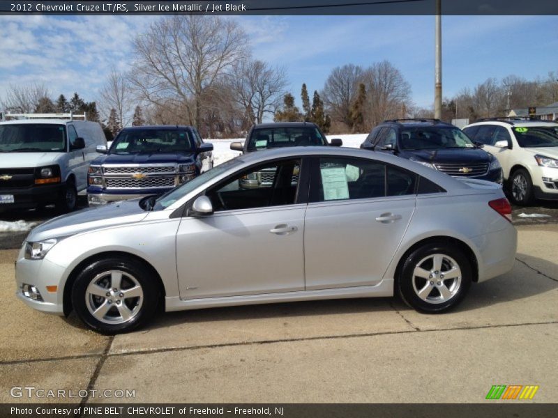 Silver Ice Metallic / Jet Black 2012 Chevrolet Cruze LT/RS