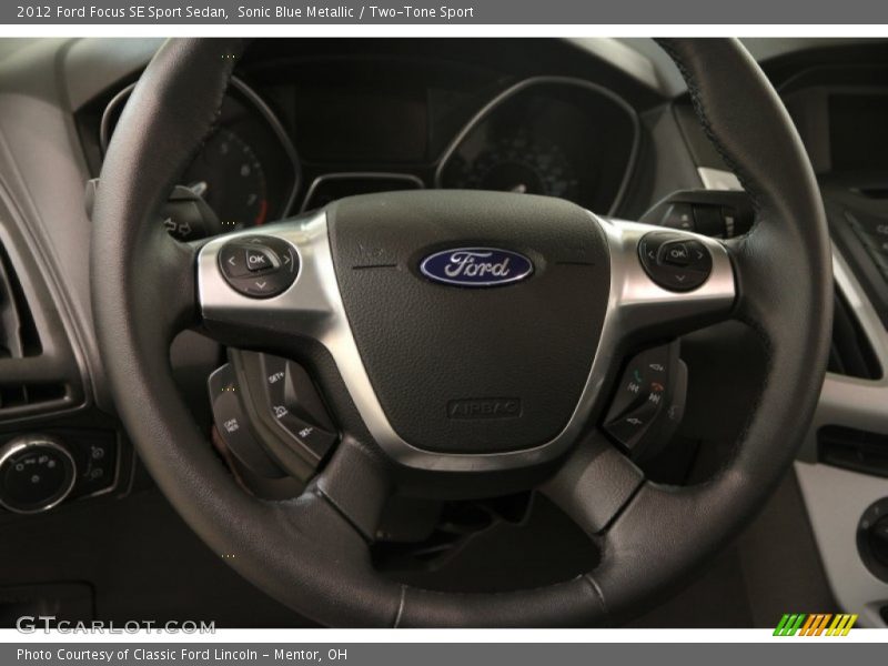 Sonic Blue Metallic / Two-Tone Sport 2012 Ford Focus SE Sport Sedan