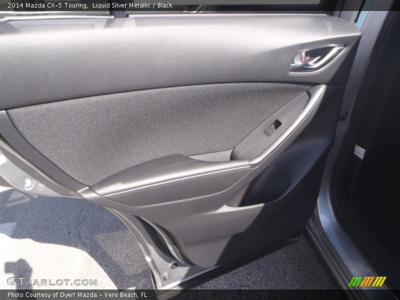 Liquid Silver Metallic / Black 2014 Mazda CX-5 Touring
