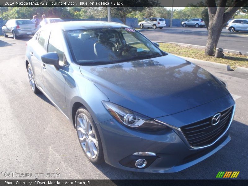 Blue Reflex Mica / Black 2014 Mazda MAZDA3 s Touring 4 Door