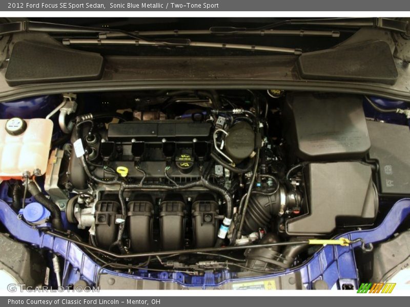 Sonic Blue Metallic / Two-Tone Sport 2012 Ford Focus SE Sport Sedan