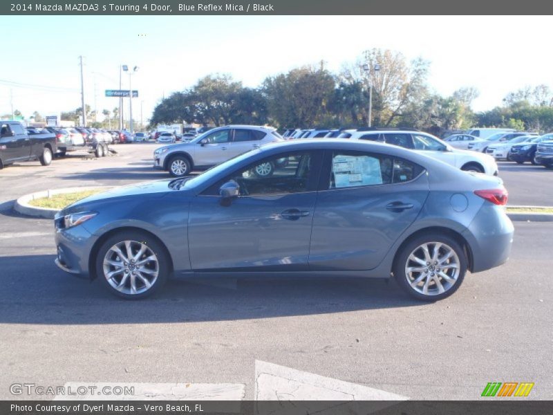 Blue Reflex Mica / Black 2014 Mazda MAZDA3 s Touring 4 Door