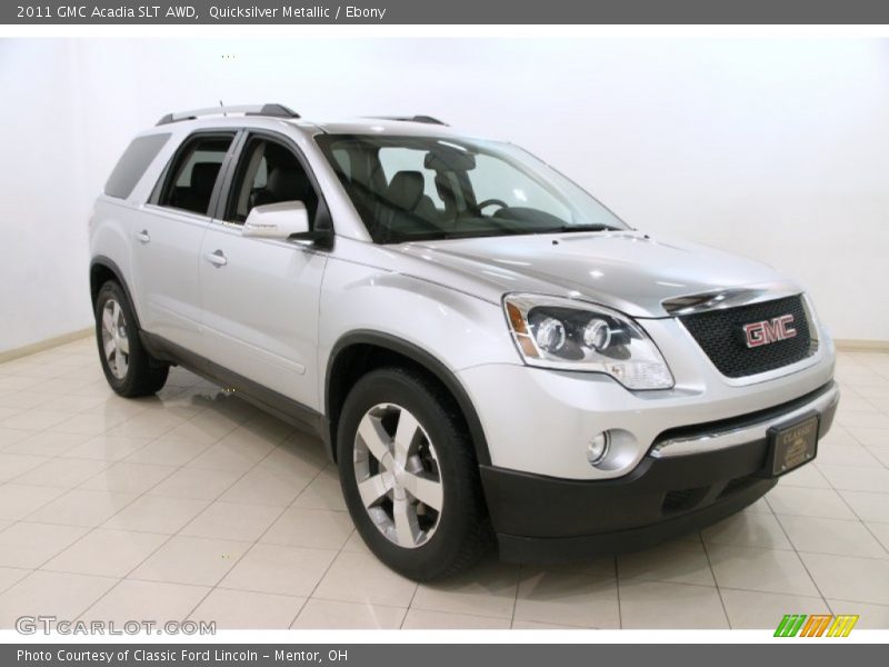 Quicksilver Metallic / Ebony 2011 GMC Acadia SLT AWD