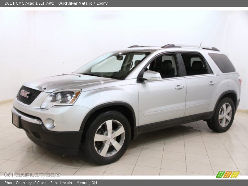 Quicksilver Metallic / Ebony 2011 GMC Acadia SLT AWD