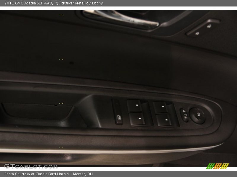 Quicksilver Metallic / Ebony 2011 GMC Acadia SLT AWD