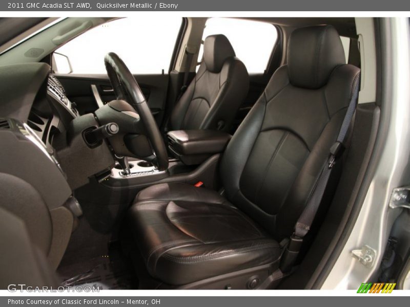 Quicksilver Metallic / Ebony 2011 GMC Acadia SLT AWD