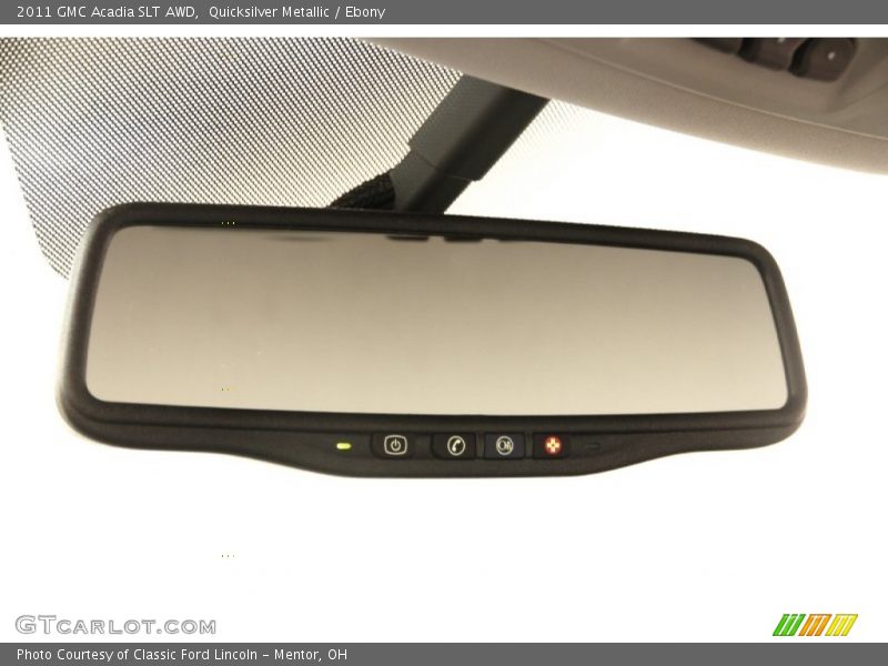 Quicksilver Metallic / Ebony 2011 GMC Acadia SLT AWD